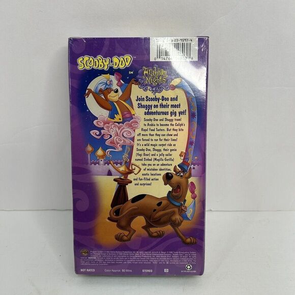 Scooby-Doo In Arabian Nights VHS VCR Video Tape Used Movie Cartoon New sealed - Picture 2 of 6